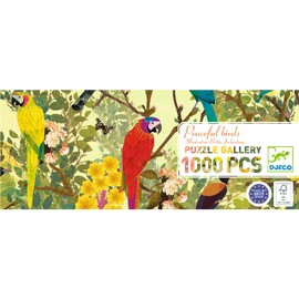 Djeco Peaceful Birds 1000 Piece Gallery Jigsaw Puzzle