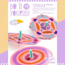 Djeco Do It Yourself Flower Power Spinning Tops