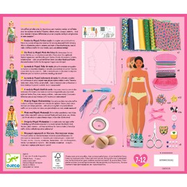 Djeco Fashion by Magali No Sew Fashion Design Craft Kit