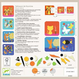 Djeco Sweet Nature Felt Collages