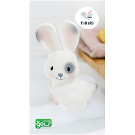 Tikiri Bunny Rubber Teether Rattle & Bath Toy (96814)