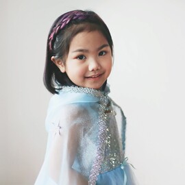 Great Pretenders Snow Queen Cape - Blue, Size 5-6