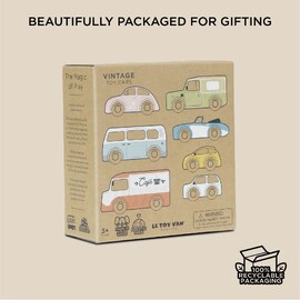 Le Toy Van Vintage Toy Cars - 7 Piece