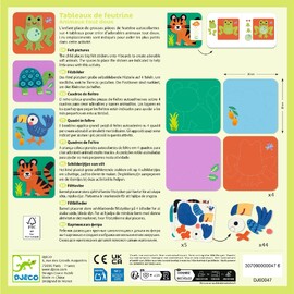 Djeco Felt Boards - Soft Animals Collage Activity