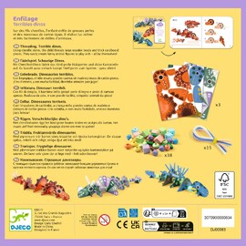 Djeco Threading - Terrible Dinos Activity