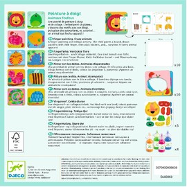 Djeco Finger Painting - Crazy Animals