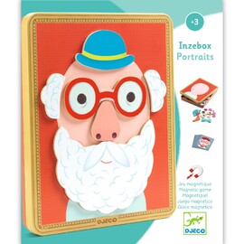 Djeco Inzebox Portraits Magnetic Game