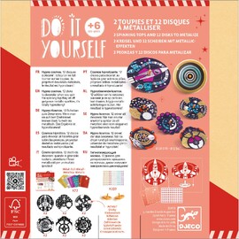 Djeco Do It Yourself Hypno Cosmos Spinning Tops
