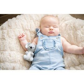 Tikiri Koala Rubber Teether Rattle & Bath Toy in Retail Box
