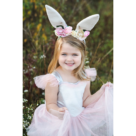 Great Pretenders Woodland Bunny Dress & Headpiece Size 3-4