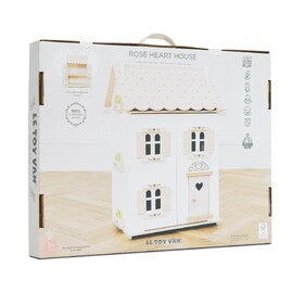 Le Toy Van OCT26 REVAMP - Roseheart Wooden Doll House (with furniture)
