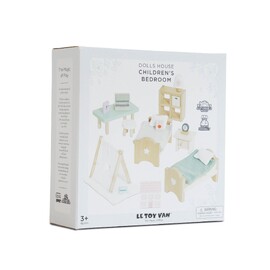 Le Toy Van Wooden Dolls House Child's Bedroom - 24 piece