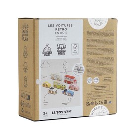 Le Toy Van Vintage Toy Cars - 7 Piece