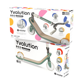 Yvolution 2-wheel Scooter Classic Green
