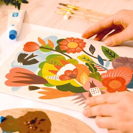 Djeco Atelier 23 - Abstract Canvas Painting Kit