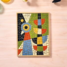 Djeco Atelier 73 – Abstract Bird Mosaic Art Kit