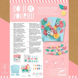 Djeco Do It Yourself Flora Necklaces & Stand