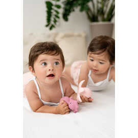 Tikiri Sea Horse  Rubber Teether Rattle & Bath Toy in Retail Box