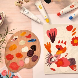 Djeco Atelier 23 - Abstract Canvas Painting Kit