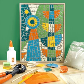 Djeco Atelier 73 – Abstract Bird Mosaic Art Kit