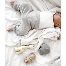 Tikiri Giraffe Rubber Teether Rattle & Bath Toy in Retail Box