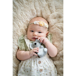 Tikiri Koala Rubber Teether Rattle & Bath Toy in Retail Box