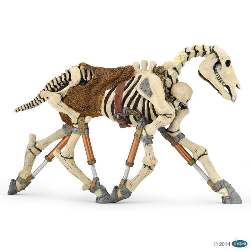スケルトンホース 骸骨馬 パポ社 papo フィギュア 約15cm NEW PAPO 38993 - Glow In The Dark Zombie Skeleton Horse - Fantasy