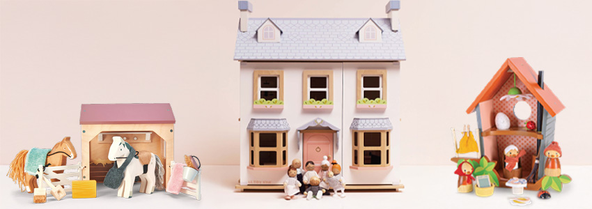 Kaleidoscope Wooden House Sky Doll House LEH127