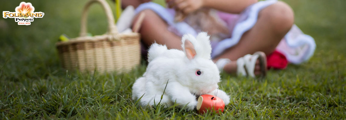 Kaleidoscope range of adorable bunny rabbits from Folkmanis Puppets