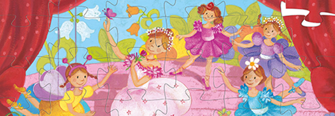 Kaleidoscope Ballerina Themed Products Djeco Ballerina Puzzle