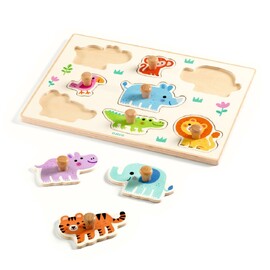 PuzzleWoodJungleKnob MOQ2