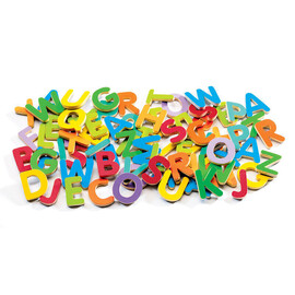 WoodMagneticPieces83SmLetters