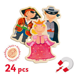 WoodMagneticPiecesDress'up