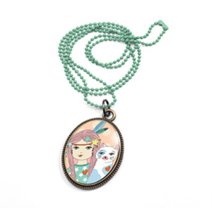 LovelySweetNecklaceFeathers