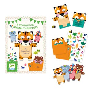 PartiesWildAnimalsInviteCards