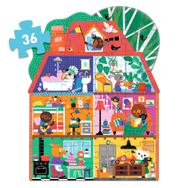 PuzzleGiantBuddiesHouse36pc