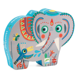 PuzzleSilAsiaElephant24pcsMOQ2