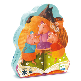 PuzzleSil3littlePigs24pcs MOQ2