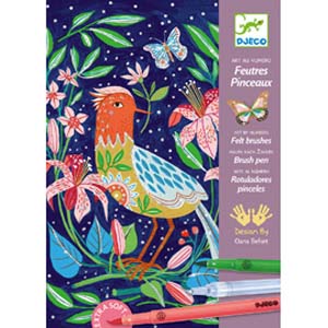 FeltBrushesInTheGarden