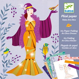 IrisPaperFoldingArtDecoDress
