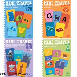 6 Assorted Mini Travel Games