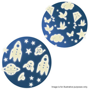 10 x Glow in the Dark Stickers