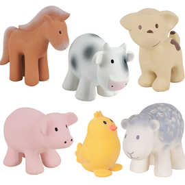 Set of 6 Tikiri Farm Animals