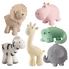 Set of 6 Tikiri Zoo Animals