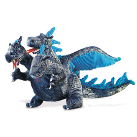 Dragon,BlueThree-Headed Puppet
