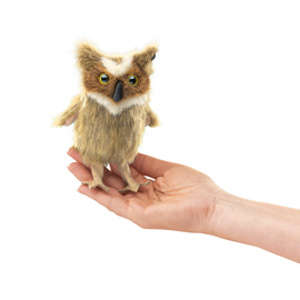 Owl,GreatHorned, FingerPuppet(