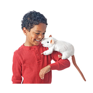 Rat, White Puppet