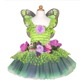 FairyDress/Wings,Green,Sz 3-4