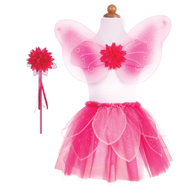 Skirt/Wings/Wand, Pink, Sz4-6