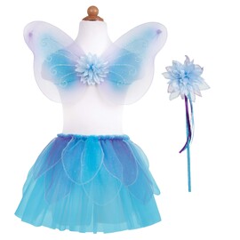 SkirtWingsWand,Blue,Sz 4-6
